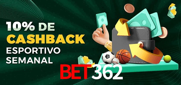 10% de bônus de cashback na bet362